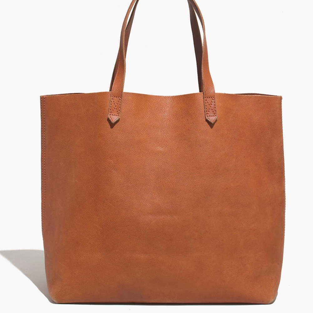 Madewell Transport Tote in English Saddle